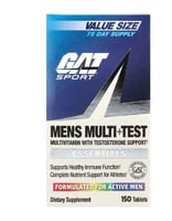 GAT MENS MULTI + TEST, 150 TABS ملتي فايتمين + محف...