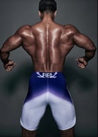 شورت فيزيك بنفسجي مموج بالابيض