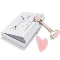 طقم تدليك الوجه رولر وحجر الغواشا