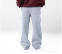 بنطلون أوفرسايز بخصر مطاطي واسع ومريح لجميع الأوقا...