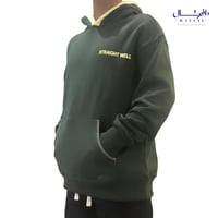 هودي كاب لونين ومطرز وفتحة اصبع