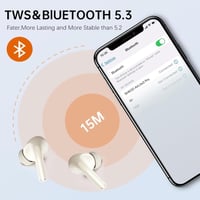 سماعة بلوتوث من Shkod اصدار Airlits3 برو لون ابيض