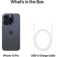 ايفون 15 برو 256 جيجابايت يدعم تقنية 5G لون تيتاني...