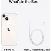 ايفون 14 256 جيجابايت - الجيل الخامس - ستارلايت