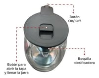 غلاية ماء زجاجية نيو جولدن كريت بسعة 2 ليتر قوة 15...