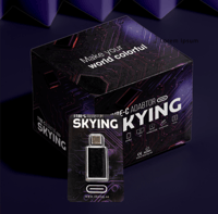 محول من USB TO TYPE C - بوكس من 16 قطعة