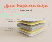 مرتبة سرير طبية 200×120 | مرتبه نفر | داعمة للظهر...