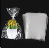 كيس بلاستيك شفاف متعدد الاستخدام مفتوح من الاعلى -...