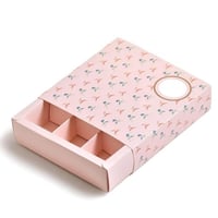 علب ورقية للشكولاتة والحلويات فاخرة بنافذة دائرية...