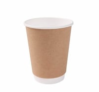 كوب ورق بني صحاري 2 طبقة- 12انز / العدد 14 كوب