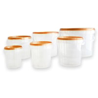 سطل بلاستيك اسطواني دائري -5000 مل /26 حبة