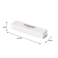 علب ورقية مستطيلة ماكرون للمعمول والشكولاتة مع تقس...