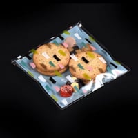 كيس شفاف ازرق للكوكيز والحلويات بألوان مميزة-10*10...