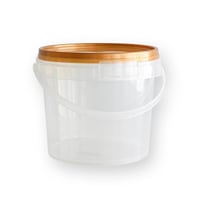 سطل بلاستيك 2500 مل /عدد 75