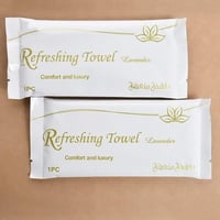 منشفه معطرة برائحة اللافندر غلاف ابيض وذهبي / العد...