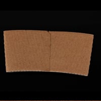 حزام وواقي حراري بني للأكواب الورقية - 10/8 أنز/ ا...