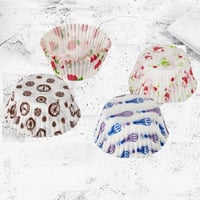 ورق كب كيك بألوان متعددة - مقاس4*3*6سم/ العدد 1000...