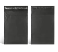 كيس شحن أسود لشحن الطلبات اغلاق لاصق - 40*55 سم/50...