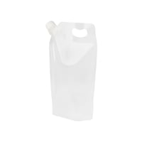 حافظة سوائل بلاستيك شفافة بغطاء ويد للحمل -1 لتر