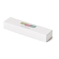 علب ورقية مستطيلة ماكرون للمعمول والشكولاتة مع تقس...