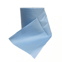 رول فوط مطبخ مايكرو فايبر ازرق كبير /العدد 400 حبة