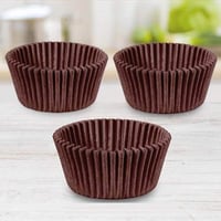 ورق كب كيك بني -مقاس 3.5*2.5*5سم / العدد 1000 حبة