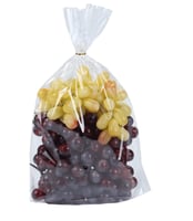 كيس بلاستيك شفاف مفتوح من الاعلى 20*26 سم/100 كيس