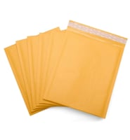 ظرف أصفر للشحن للطرود والطلبات بفقاعات حماية داخلي...