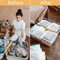 كيس بلاستيك شفاف للتخزين والشحن بسحاب -35*45سم/50...