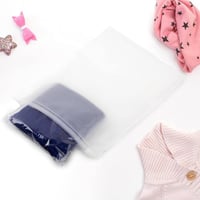 كيس بلاستيك شفاف للتخزين والشحن بسحاب -30*35 سم/50...