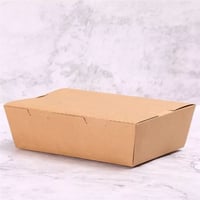 علب ورق كراف بغطاء متصل -40 أنز/العدد 50 علبة