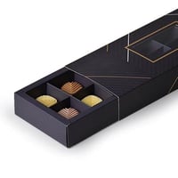 علب ورقية مستطيلة فاخرة للشكولاتة والحلويات بنافذة...