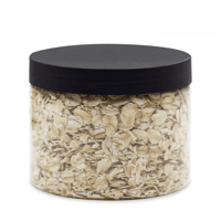 علبة بلاستيك بغطاء أسود لحفظ البهارات والتوابل حجم...