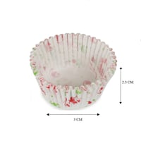 ورق كب كيك بألوان متعددة-مقاس 3*2.5*5 سم/العدد 100...