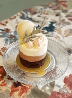 قاعدة كيك دائري ذهبي واسود-6سم/العدد 80 قاعدة