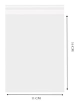كيس بلاستيك شفاف متعدد الاستخدام اغلاق لاصق-11*16س...