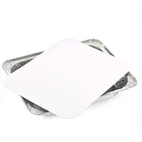 صحون ألمنيوم مستطيل مع الغطاء-1980مل/ العدد10 صحون