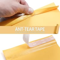 ظرف أصفر للشحن للطرود والطلبات بفقاعات حماية داخلي...