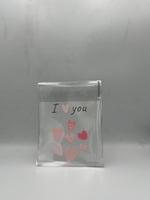 كيس شفاف وبنك للكوكيز والحلويات بعدة اشكال "-10*10...