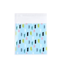 كيس شفاف ازرق للكوكيز والحلويات بألوان مميزة-10*10...