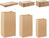 كيس ورق كرافت بني رقم 5 /العدد 25 كيس