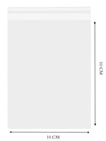 كيس بلاستيك شفاف اغلاق لاصق-10*10 سم/200 كيس