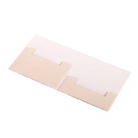 بوك للعيديات فاخر لون وردي ونمط أبيض بختم "عيدكم م...