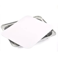 صحون ألمنيوم مستطيل مع الغطاء 1200 مل/العدد 50 صحو...