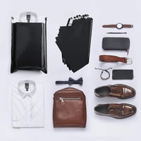 كيس شحن أسود لشحن الطلبات اغلاق لاصق - 40*55 سم/50...