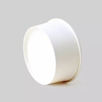 زبدية ورق أبيض بدون غطاء -24أنز / العدد 25 حبة