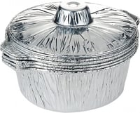 قدر المنيوم كبير بغطاء - 3200 مل / العدد 10 قدر