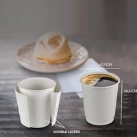 اكواب ورقية ابيض 2 طبقة 12 أنز / العدد 25 كوب