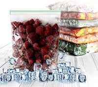 كيس بلاستيك شفاف للتخزين قابل للإغلاق -17سم*23سم/ا...