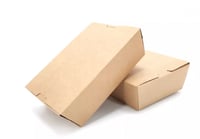 علب كرافت بغطاء متصل -15 أنز / العدد 25 علبة